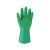 安思尔（Ansell）16-650防水耐高温手套双螺纹棉天然橡胶手套31cm长绿色9码1副装