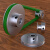 皮带轮pu圆皮带盘O型带轮单槽小型滑轮铝合金马达电机主轴传动轮 墨绿色 外径40mm孔径12mm
