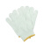 稳斯坦 WST527 纱线手套(12双)棉纱劳保手套防护棉线线手套 黄边