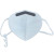 耐呗斯 NBS9501折叠无阀门口罩 自吸过滤式防颗粒呼吸器 防护口罩PM2.5 白色 均码 现货