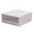 捷诺立 JNL 22106收纳箱塑料多层自由组合储物箱收纳盒抽屉式收纳柜1个装 白色大号46*44*19