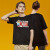 Kappa卡帕情侣男女运动短袖休闲T恤夏季半袖K0AX2TD52D 黑色-990 S