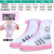 男女防水鞋套新多彩色加厚防滑耐磨pvc户外防雨鞋套厂家 批发定制 粉白XL码(41-42,29.5CM)