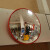 京铣室外室内道路转弯广角镜凹凸镜交通反光镜球面镜超市防盗镜 45CM（红背）