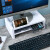 北杉显示器增高器 笔记本台式电脑加高支架 办公室桌面杂物键盘收纳架 【D款】加长加抽屉显示屏增高架