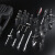 FACEMINI 筒套管棘轮扳手套装组合46汽修多功能汽车修理维修工具箱 JR-187 46件棘轮扳手组套
