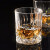 百圣牛玻璃威士忌酒杯 欧式雕花烈酒杯洋酒杯家用水杯玻璃杯套装 2只装 欧式威士忌杯2只 0ml
