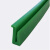 链板耐磨条平面PE垫条绿色衬条摩擦条矩形K型L型U型输送带衬条 LK-40绿色耐磨条