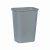 垃圾桶商用废纸篓厨房卫生间厕所米色卫生桶大容量 中型垃圾桶 黑色26.6L FG295600B