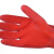 群生天然乳胶双色手套加长加厚橡胶家务防水超长耐油防污手套 红＋黄(群生双色(20双) M