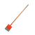wayde QTSD-169 红色尖锨尖钢锹钢锨手动工具默认白色锨把 大方锨-1.2M