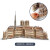 乐立方3D立体拼图圣保罗大教堂大型教堂建筑拼图 DIY拼装模型玩具 匠心版·巴黎圣母院（配灯串）