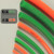 PU聚氨酯圆绿色火接皮带粗面/红色光面三角O型环形工业传动带圆带 光面红色12MM/每米价