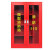 鸣固 消防柜全套消防设备器材存放柜应急工具柜灭火器放置柜微型消防站 1.4*0.9m B套餐