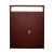 柯丰 对开门现代室内门卧室门房间门套装门免漆款+上亮