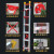 美消 消防铝合金升降伸缩梯子 耐腐耐滑 工作救援梯  消防铝合金梯10米28kg