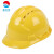 鑫安邦（XIINANBANG)三字型安全帽 ABS材质 可印字 工地建筑施工 电力工程绝缘安全帽A4 黄色1顶【可定制】