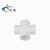米星（MSTAR）PVC排水管件 十字等径异径四通 加厚平面PVC四通 白色 250（1个装）