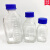 100ml250ml500ml1000ml棕色 透明方瓶蓝盖瓶方形玻璃瓶蓝盖试剂瓶 透明100ml方瓶