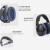 安达通 防噪音耳罩 工地车间降噪头戴式强效耳罩  X3型苹果绿耳罩 
