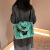 酷奇袋鼠（KUQIDAISHU）毛绒包包女2024新款女包韩版时尚手提托特包大容量单肩斜跨毛毛包 灰色