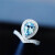 墨熙1.55克拉天然海蓝宝石戒指 18K金镶嵌钻石 附证书