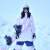 RAWRWAR 新款滑雪服新款单板防水防风透气夹棉保暖冬季滑雪衣 三口袋上衣 粉色【女】 S