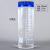透明高硼硅玻璃试剂瓶广口瓶蓝盖瓶样品瓶化学实验瓶大口耐高温瓶 透明750ml+垫