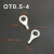 凯蓝智造OT6-10冷压端子线耳鼻接线端子O型圆形铜鼻子连接器端子鼻 OT6-4(1000/包)