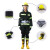 名典消防 消防衣02加厚款消防服套装训练服防火服战斗服五件套 XXXL码（可定制）