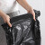 欧润哲 垃圾袋 20L黑色背心式手提胶袋 加厚版办公室客厅卧室塑料袋商用单位机构垃圾废品袋200个