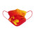 中国红口罩大人儿童一次性口罩三层防护含熔喷布防护病毒 成人中国红口罩50只（独立包装）