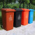 启麓QL-T37户外垃圾桶、大号多规格干湿分类垃圾桶、市政环卫挂车垃圾桶 棕色 50L