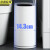 京洲实邦 15L单桶万向轮图片款 轻奢客厅厨房夹缝圾垃圾桶带盖小窄筒JZSB-1112