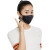 3M口罩耐适康一次性透气口罩防尘细菌过滤效率≥95%成人口罩3D立体口罩活性炭防异味口罩 黑色活性炭款3只装（1包）