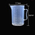 塑料量杯 量杯带刻度 毫升杯PP加厚奶茶烘焙烧杯带刻度500ml 1000mL(带手柄)