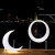太阳能LED发光月亮灯网红秋千 发光秋千广场公园景区游乐设施 1.5秋千