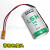 法国SAFT LSH14 3.6V 呼吸机定位GPS流量计锂电池2号 原装全新 带棕色插头