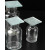 化学物理实验室气体收集使用方便耐用透明度高磨砂瓶口带毛玻璃片 250ml400个