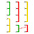 交流接触器并线排汇流排短接片连接排LC1N/CJX2短接条连接片 LC1N32-38/CJX2-25-32 2P红