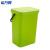 希万辉 壁挂式垃圾桶简约有盖手提悬挂式收纳桶【大号12L白色】XWH0180