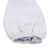 海斯迪克 PU软皮革防水袖套 防污防油劳保护袖套袖 白色(3双) 