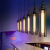 工业风节能灯管网咖啡馆酒吧台美式复古铁艺长笛吊灯具 横管吊灯 4瓦光源