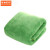 京洲实邦 擦车巾洗车毛巾大号细纤维加厚吸水清洁保洁抹布方巾 绿色30*60cm