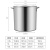 煮培养基专用桶 全不锈钢桶 圆桶 加厚不锈钢3.5L/5L/10L 容量约3.5升