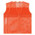 马甲 橙色 3XL 透气网眼 网纱背心马夹 薄款网格 劳保马甲 工作马甲 3件起售 1件价