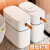 垃圾桶厕所卫生间2023厨房夹缝自动打包大容量纸桶 自动打包宽口桶*2+135只垃