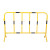 中环力安【黄黑铁马1*1.5米】黄黑铁马护栏围栏公路施工市政隔离栏可移动镀锌铁栏杆