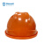 Raxwell Eco-1 安全帽HDPE 新国标耐低温电绝缘 带透气孔 橘黄色1顶 RW5134