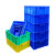 瀚海融科 周转箱塑料盒子长方形五金配件工具螺丝盒收纳零件盒物流物料胶框 5号箱蓝色470*350*170mm